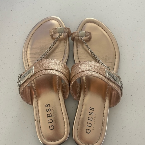 rose gold guess shoes
